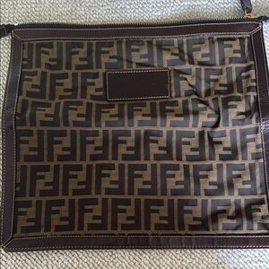 Fendi Brown Belt Bag with Iconic Monogram